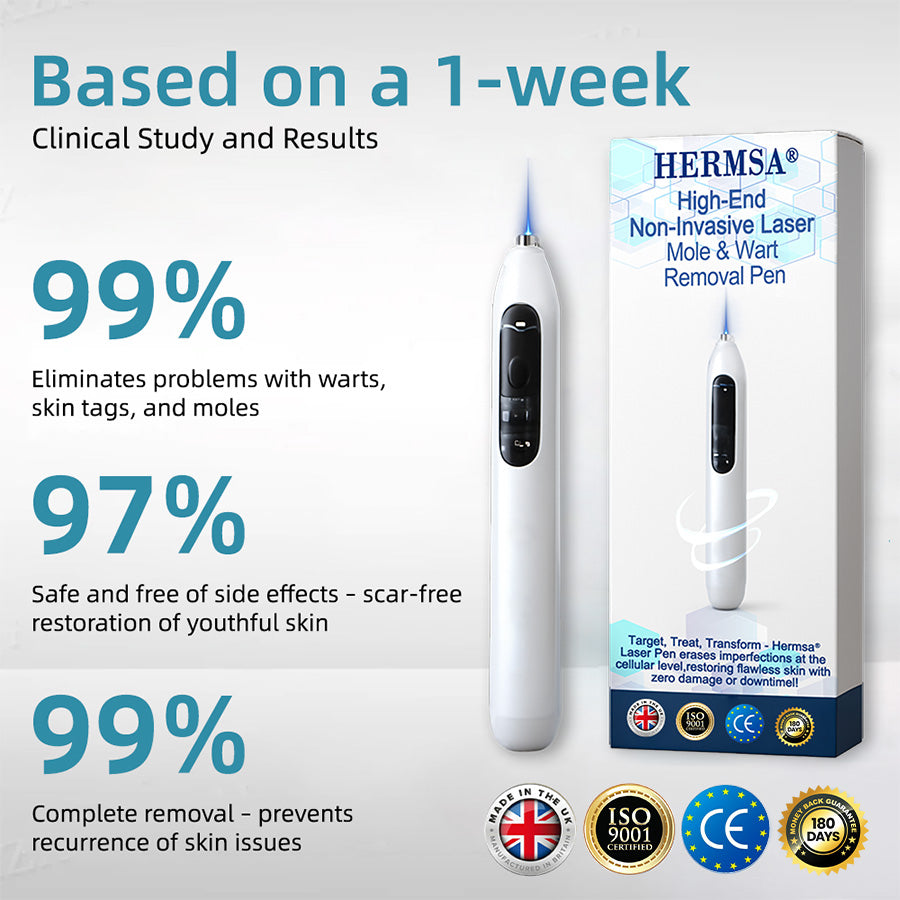 Hermsa® High-End Non-Invasive Laser Mole & Wart Removal Pen