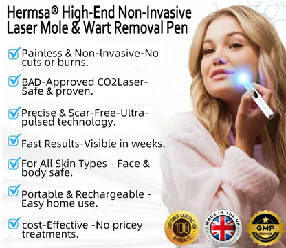 Hermsa® High-End Non-Invasive Laser Mole & Wart Removal Pen