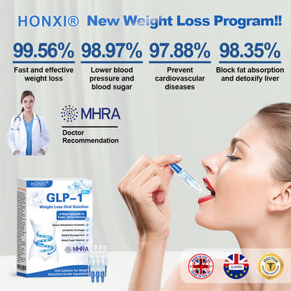 HONXI® GLP-1 Pro Weight Loss Oral Solution🥼King's College Hospital Doctor Recommend🧩ations👩‍⚕️Suitable for chronic diseases, obesity, diabetes, cardiovascular diseases