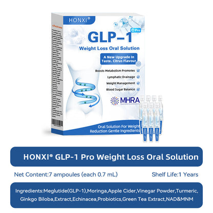 HONXI® GLP-1 Pro Weight Loss Oral Solution🥼King's College Hospital Doctor Recommend🧩ations👩‍⚕️Suitable for chronic diseases, obesity, diabetes, cardiovascular diseases