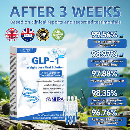 HONXI® GLP-1 Pro Weight Loss Oral Solution🥼King's College Hospital Doctor Recommend🧩ations👩‍⚕️Suitable for chronic diseases, obesity, diabetes, cardiovascular diseases